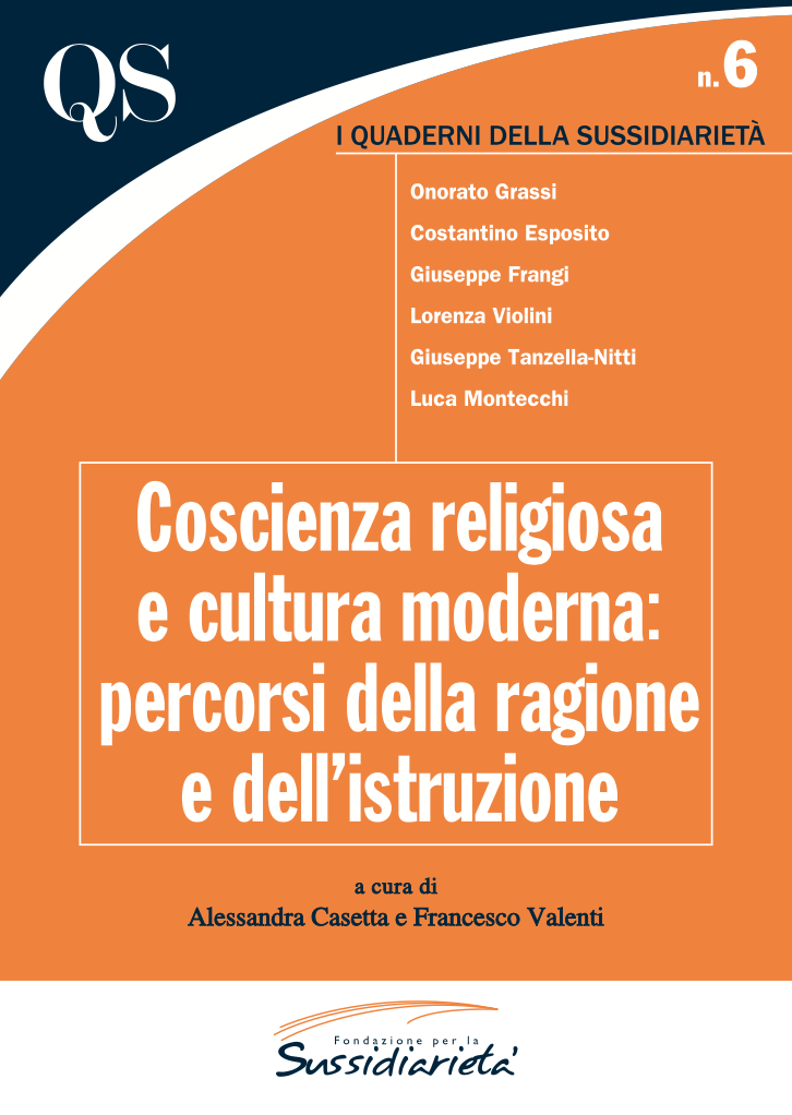 Coscienza religiosa e cultura moderna: percorsi della ragione e dell'istruzione